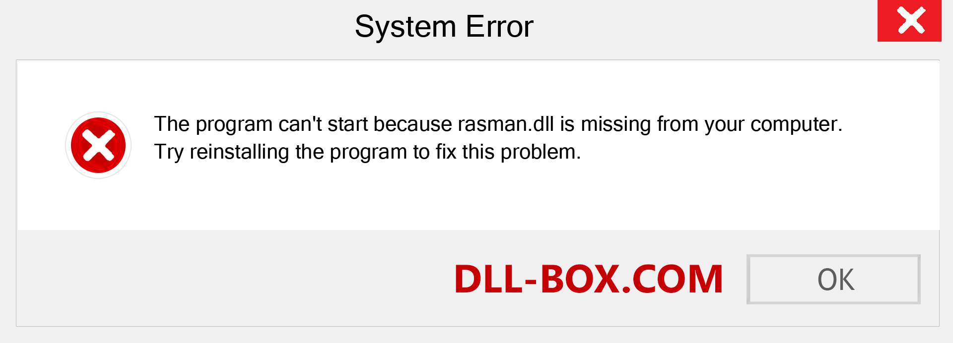  rasman.dll file is missing?. Download for Windows 7, 8, 10 - Fix  rasman dll Missing Error on Windows, photos, images